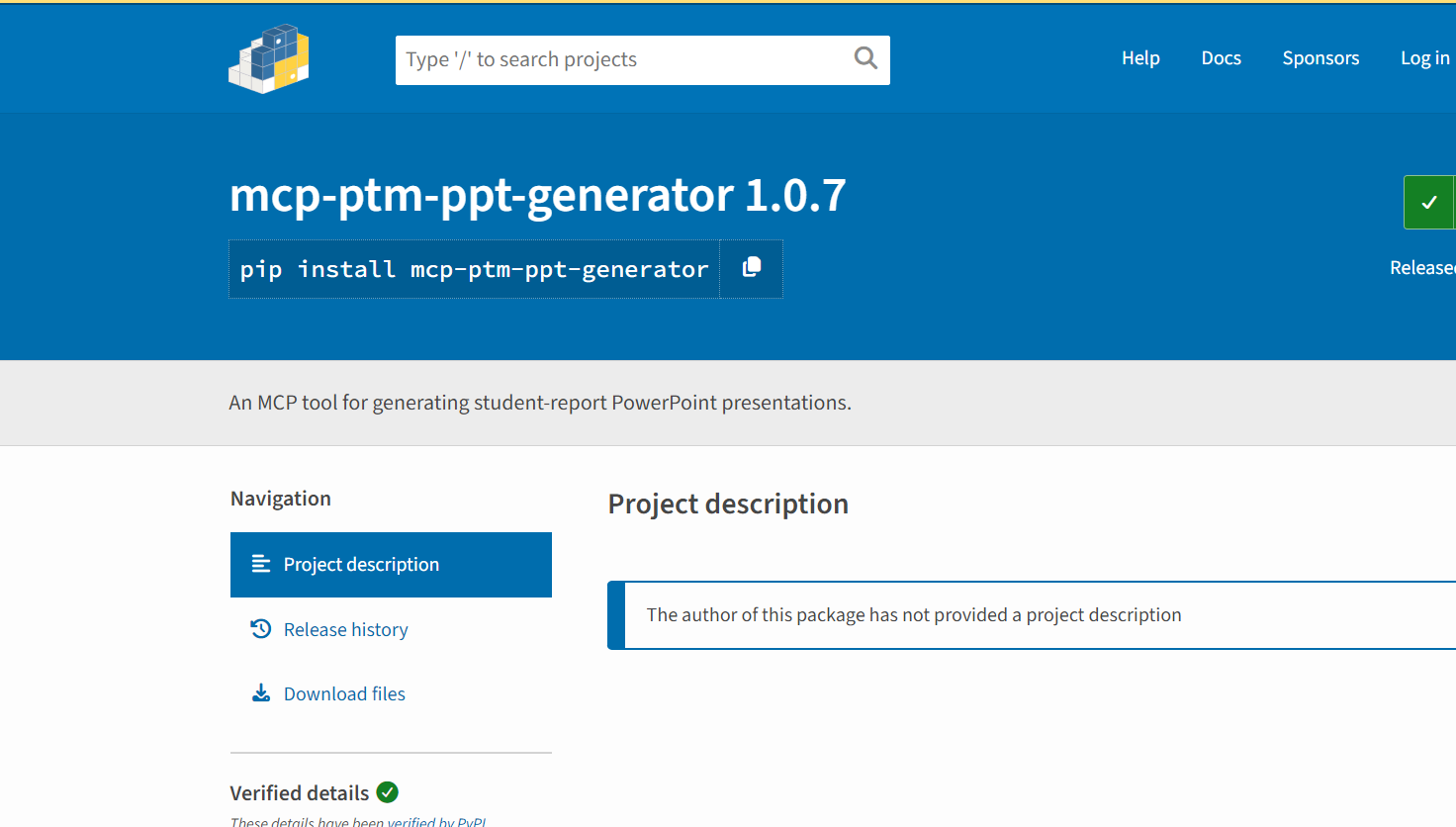 PPT Creation MCP Tool